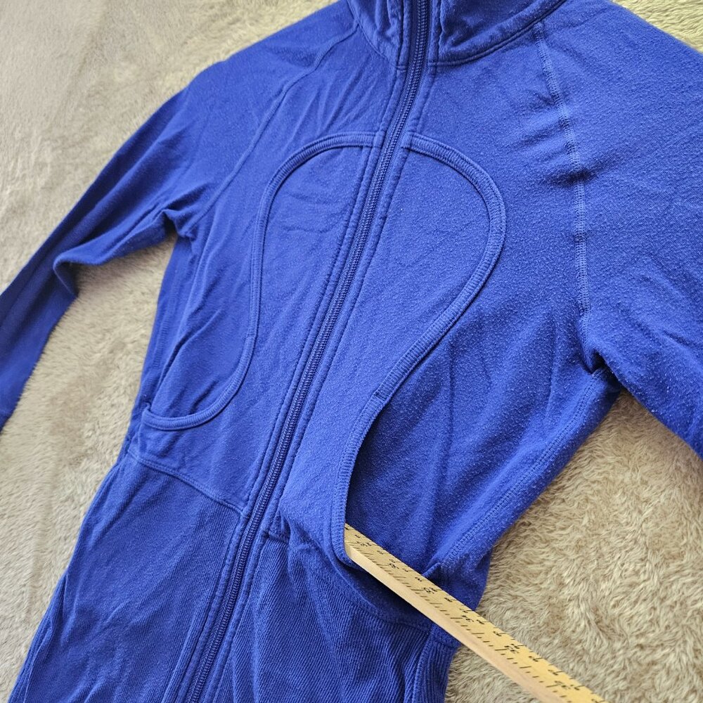 Lululemon Full Zip Sweater Thumb Holes Activewear Sweatshirt Women's Size 2 - Picture 5 of 7